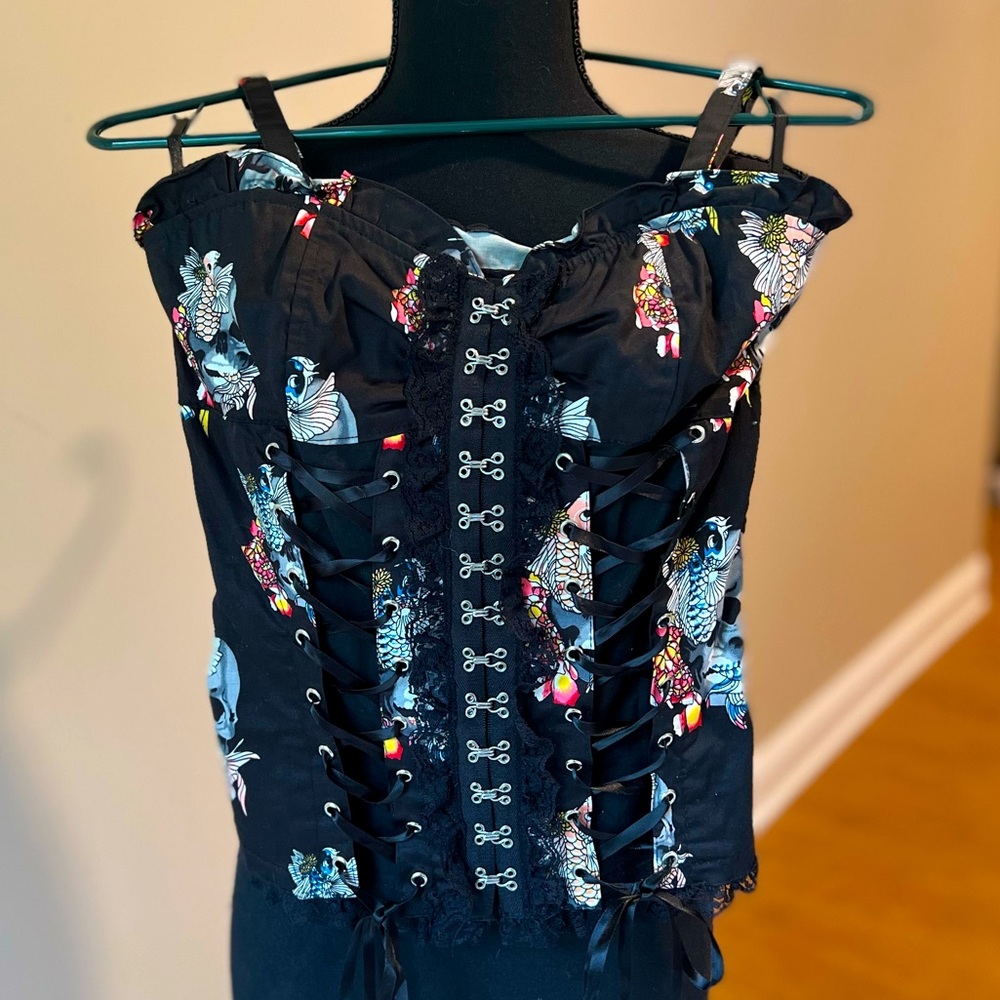 Royals Bones Koi corset